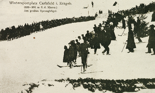 Wintersportgebied Carlsfeld omstreeks 1900